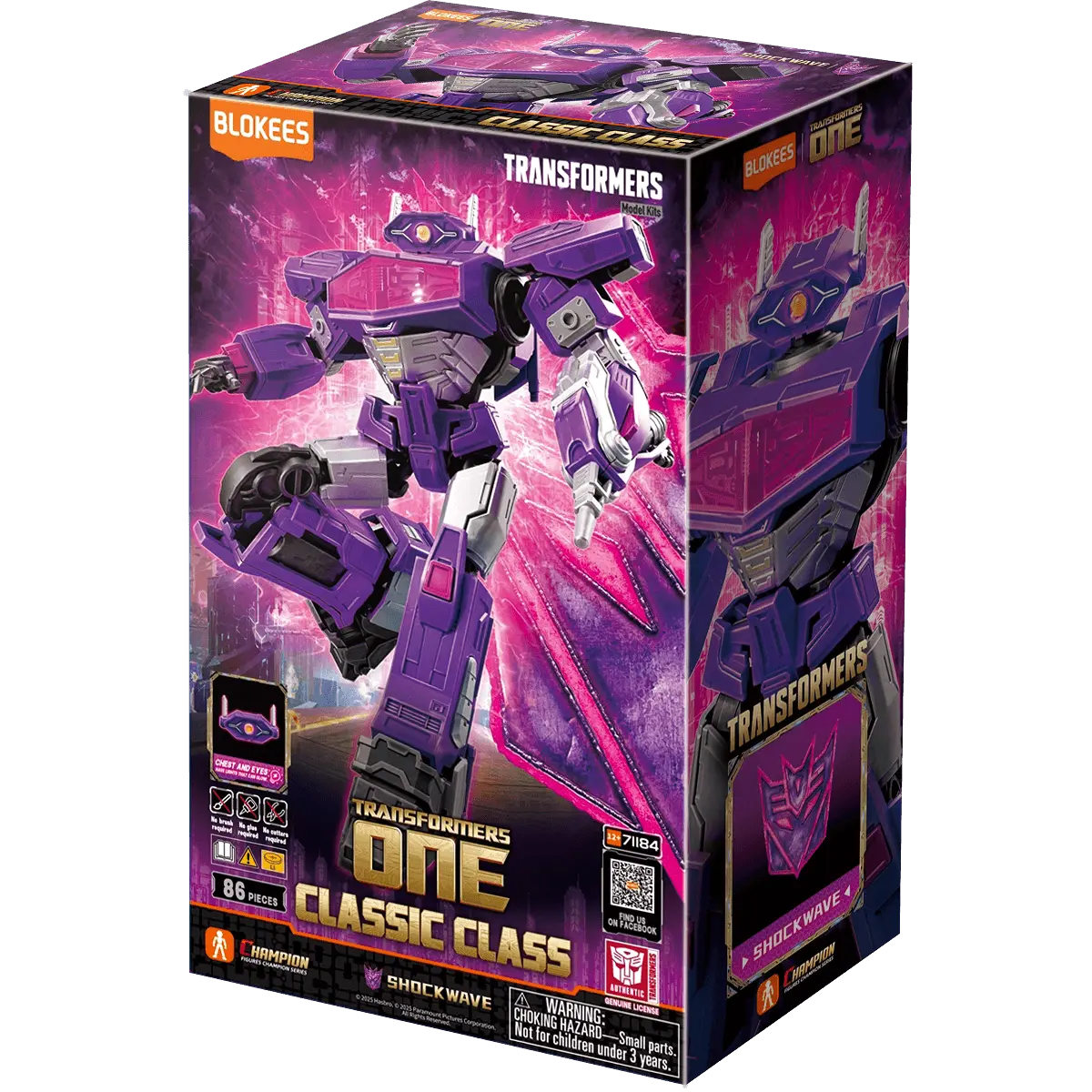 Blokees Transformers Classic Class #18 Shockwave (Transformers One) Model Kit