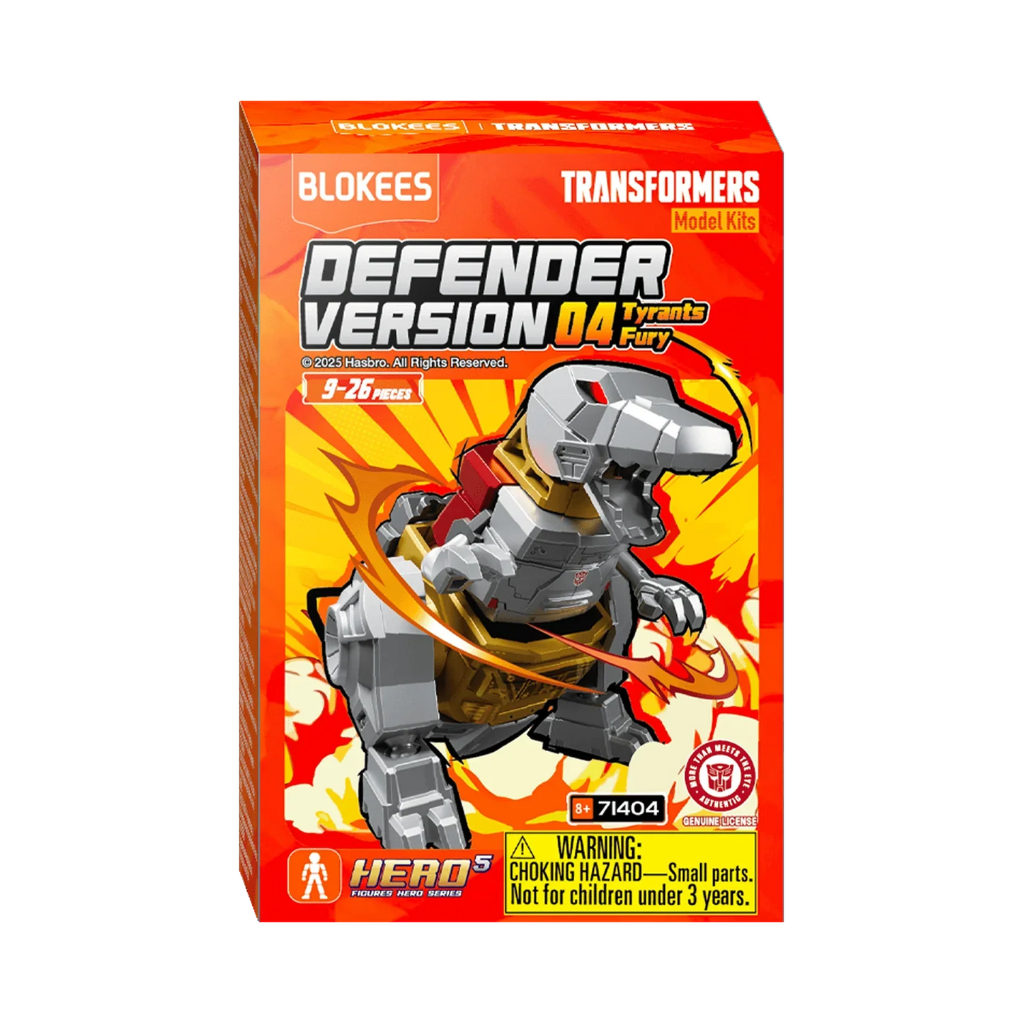 Blokees Transformers Model Kits Defender Version #04 Tyrants Fury Mystery Box Trading Figure Set of 12