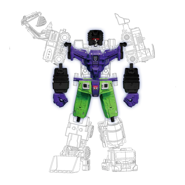 Blokees Transformers Model Kits Defender Version Devastator Combining Accessory Kit