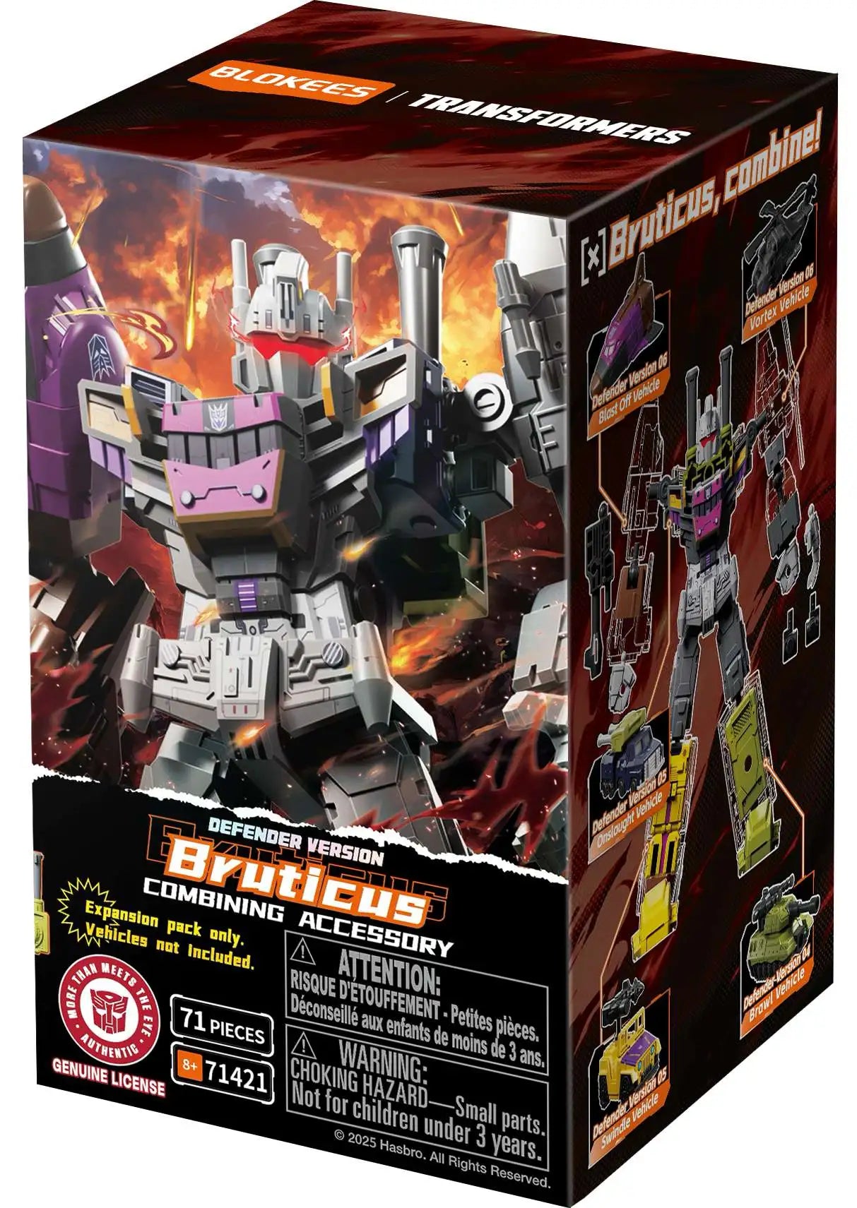 Blokees Transformers Model Kits Defender Version Bruticus Combining Accessory Kit
