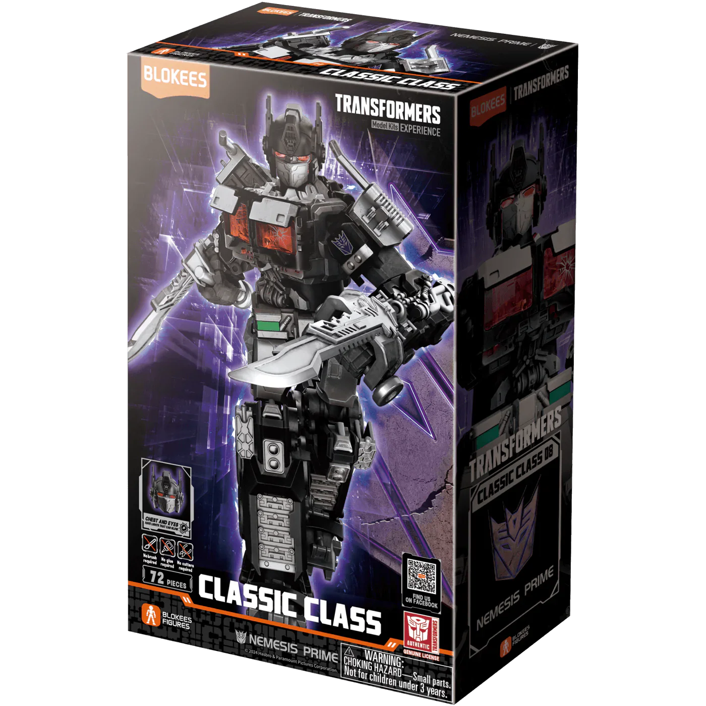 Blokees Transformers Classic Class #08 Nemesis Prime (Rise of the Beast) Model Kit