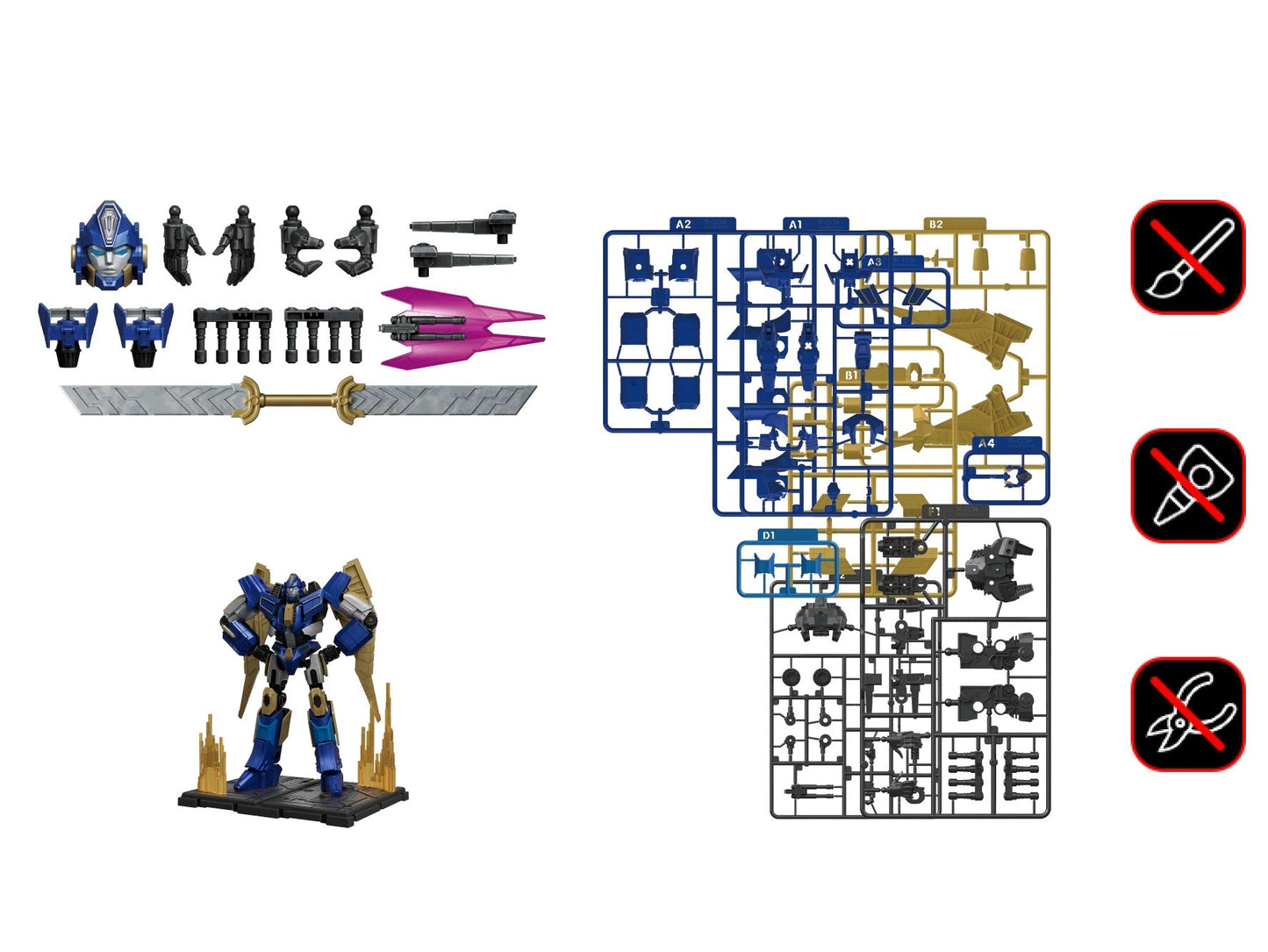Blokees Transformers Classic Class #14 Sentinel Prime (Transformers One) Model Kit