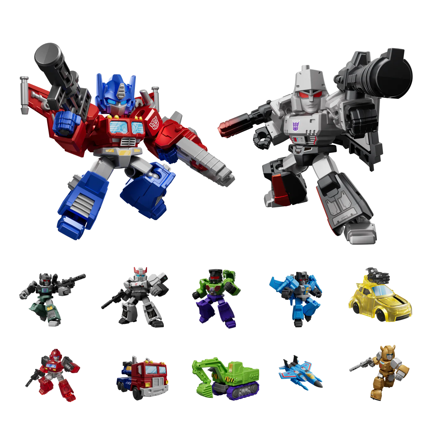 Blokees Transformers Model Kits Defender Version #01 Galaxy Shining Mystery Box Trading Figure Set of 12
