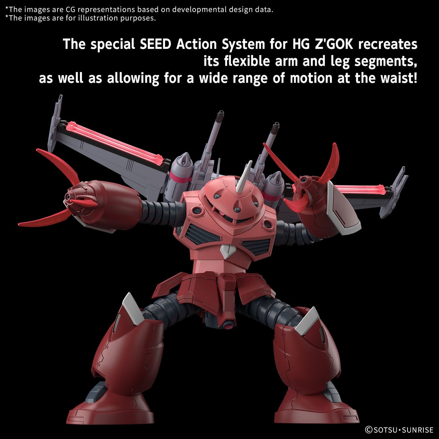 Gundam 1/144 HGUC #260 HGCE Seed Freedom ZGMF-MM07 Z'Gok (Seed Freedom Ver.) Model Kit