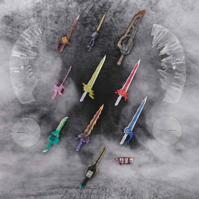 S.H. Figuarts Kamen Rider Xross Saber 10 Seiken (Holy Sword) Set Exclusive