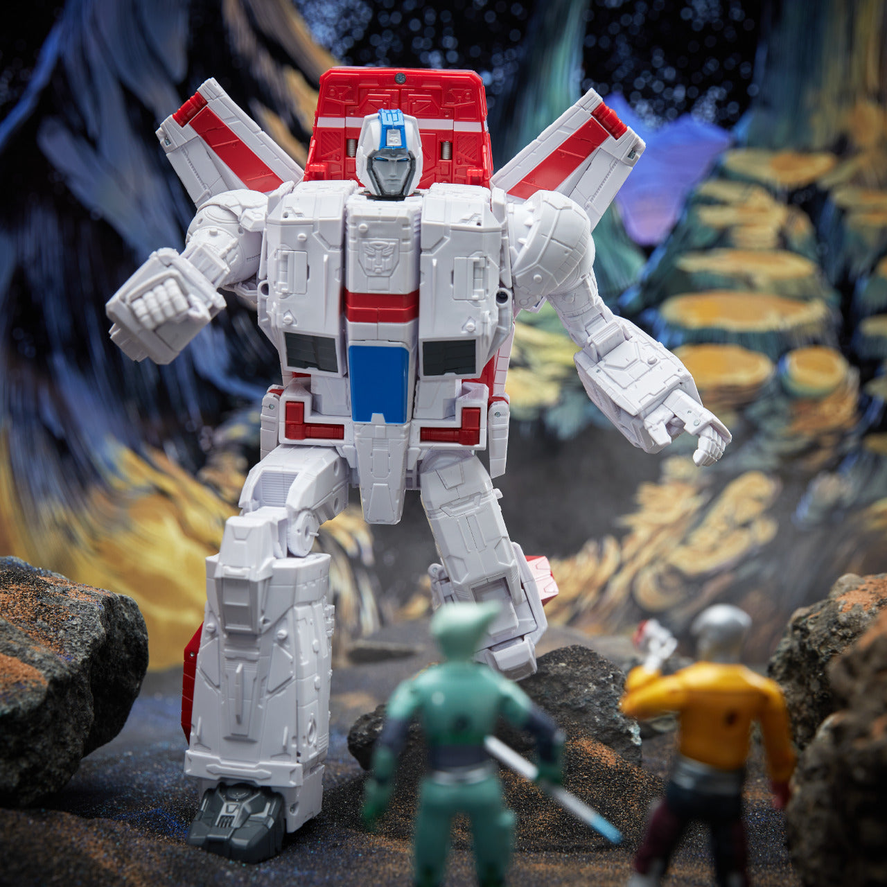 SDCC 2025 Hasbro Transformers Void Rivals Autobot Jetfire Darak Solila Action Figure