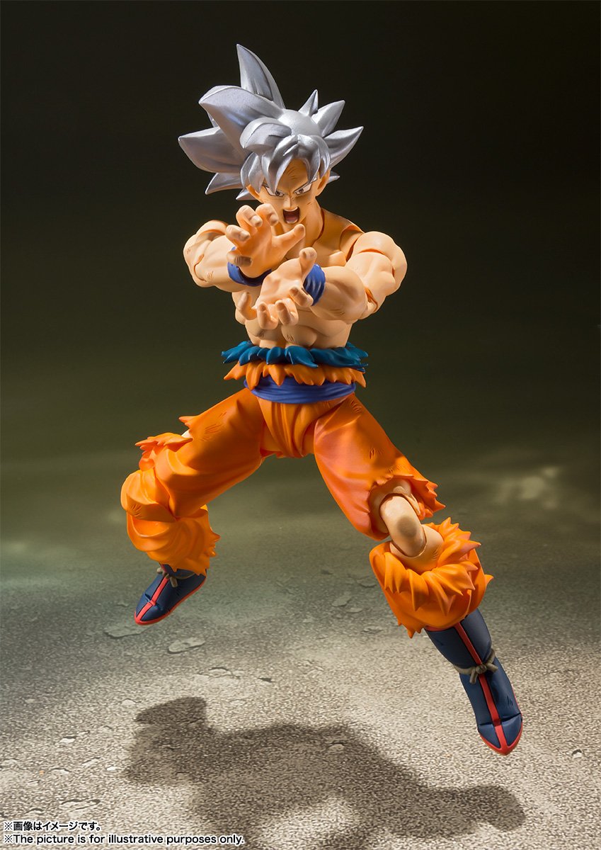 S.H. Figuarts Dragon Ball Super Son Goku Ultra Instinct Action Figure USA Ver