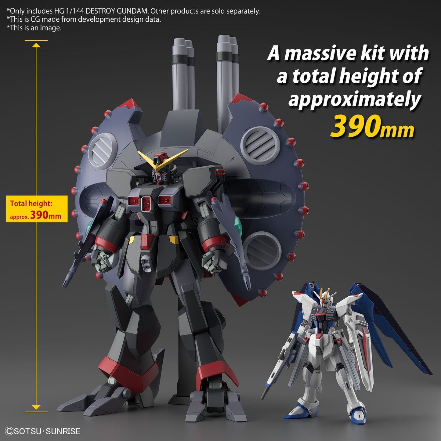 Gundam 1/144 HGUC #246 HGCE Seed Destiny GFAS-X1 Destroy Gundam Model Kit