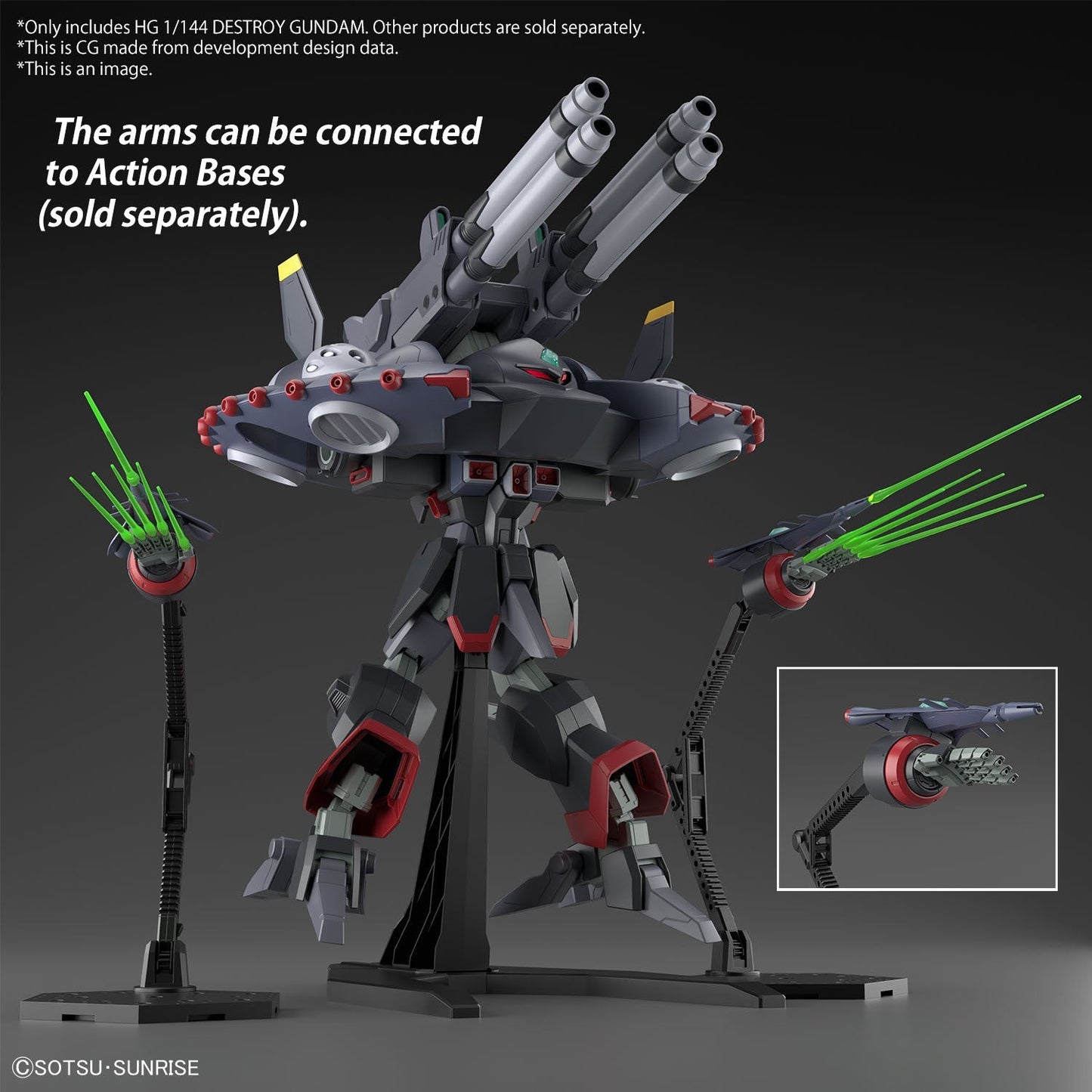 Gundam 1/144 HGUC #246 HGCE Seed Destiny GFAS-X1 Destroy Gundam Model Kit