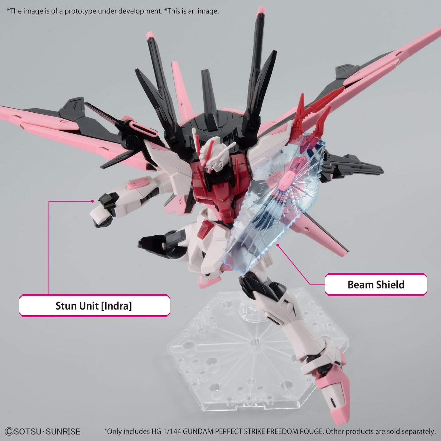 Gundam 1/144 HGBM #08 MBF-02PF Gundam Perfect Strike Freedom Rouge Model Kit