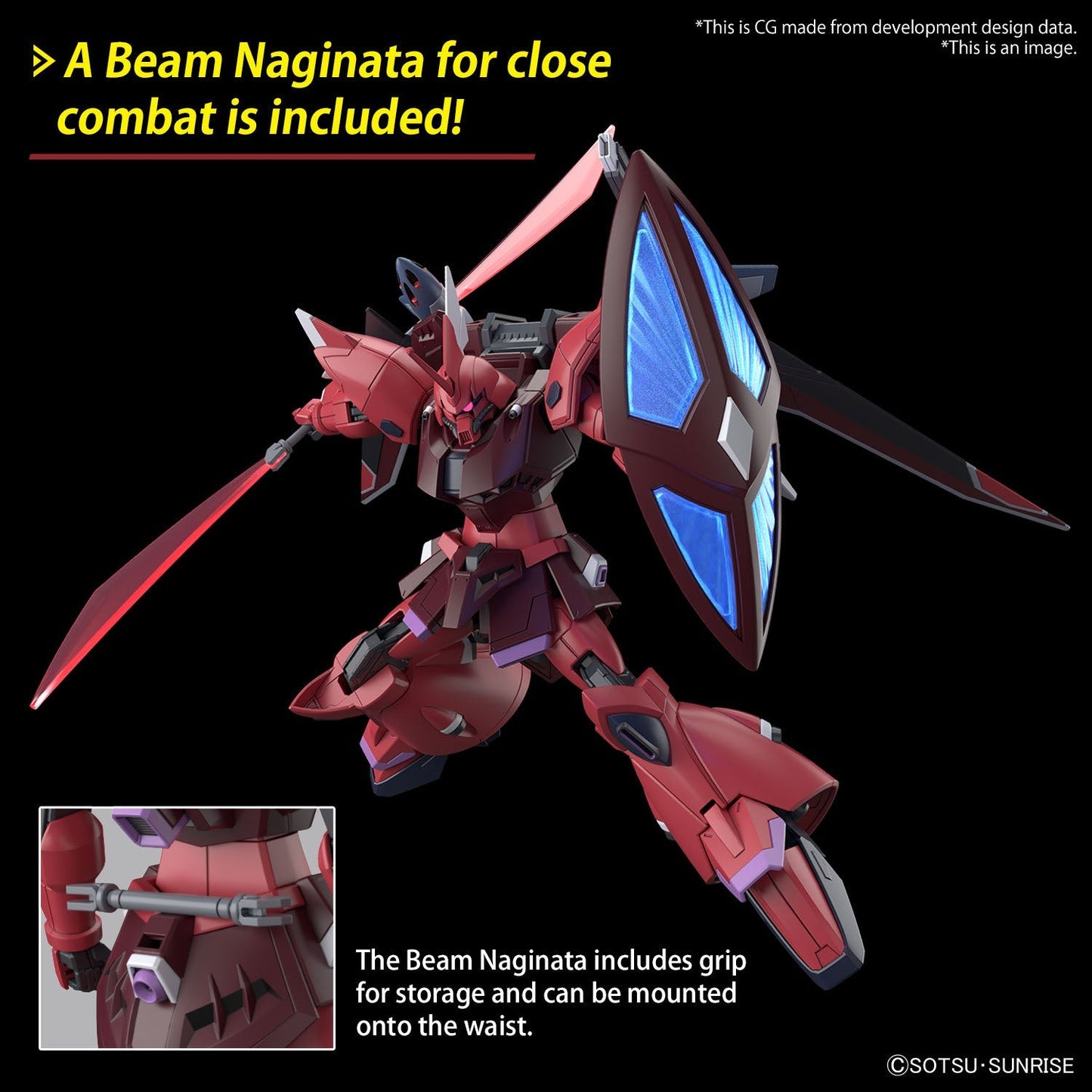 Gundam 1/144 HGUC #248 HGCE Seed Freedom ZGMF-2025/F Gelgoog Menace (Lunamaria Hawke Custom) Model Kit