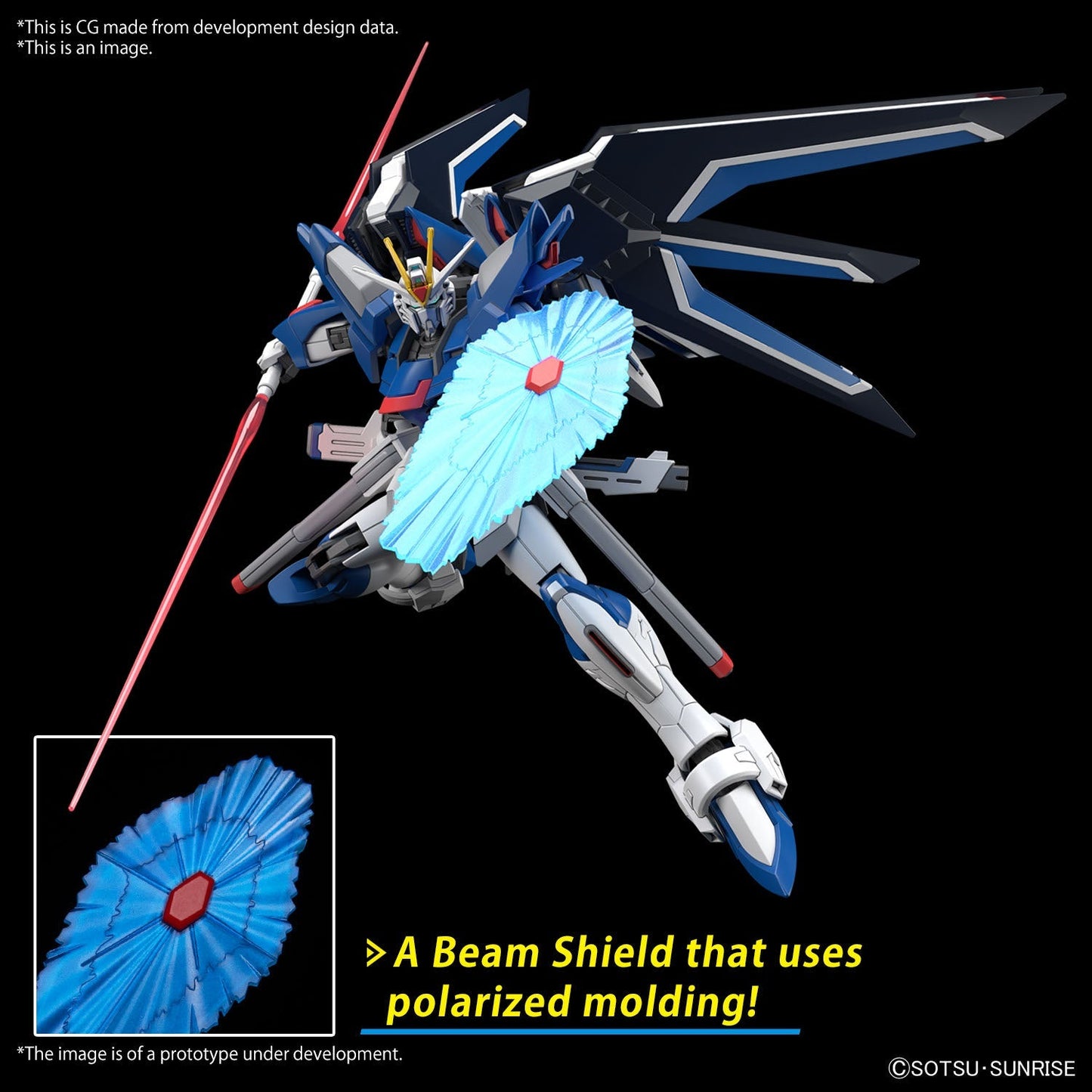 Gundam 1/144 HGUC #243 HGCE Seed Freedom STTS-909 Rising Freedom Gundam Model Kit